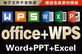 office教程word、excel、ppt，wps办公软件入门到精通365学习课程通用2016