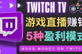 边玩游戏边赚钱的网站Twitch（圖奇）- 游戏直播网站Twitch的5种赚钱方法